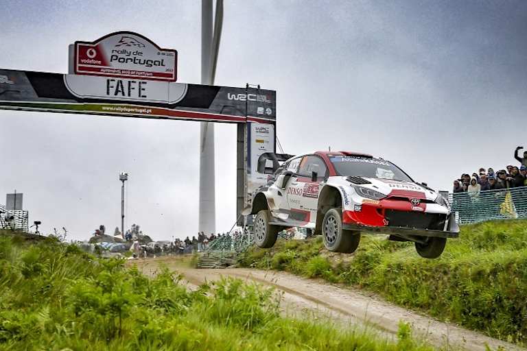 Takamoto Katsuta flog in Portugal knapp an P3 vorbei