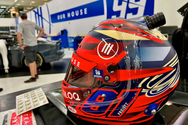 Mit diesem Helm wird der «Iceman» in Watkins Glen fahren