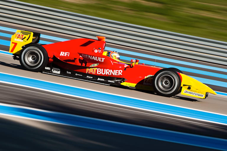 Ein 2009er GP2-Rennwagen