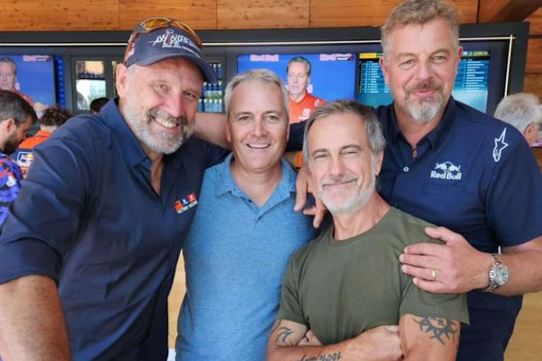 Kinigadner, Moore, Puzar und Jürgen Mastrocola