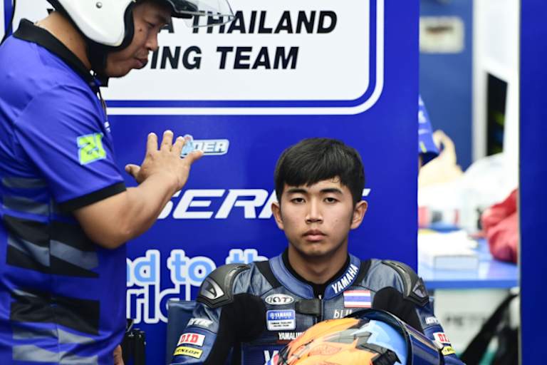 Krittapat Keankum (18) kommt aus der Moto3-WM