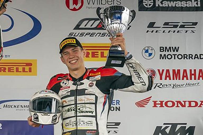 ... und der Pole nach dem Rennen