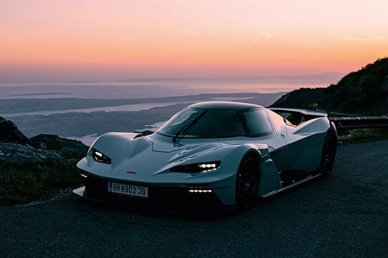 Für € 339.000.- nicht gerade ein Schnäppchen: KTM X-Bow GT-XR