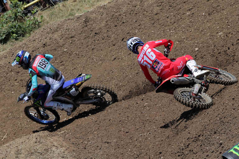 Das Duell des Tages zwischen Benistant und Längenfelder um die Spitze