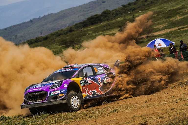 Sébastien Loeb in Kenia