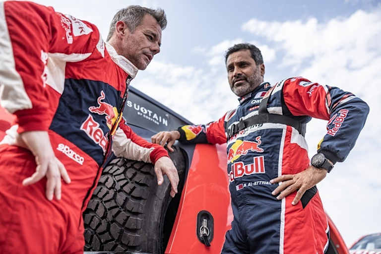 Sébastien Loeb und Nasser Al-Attiyah