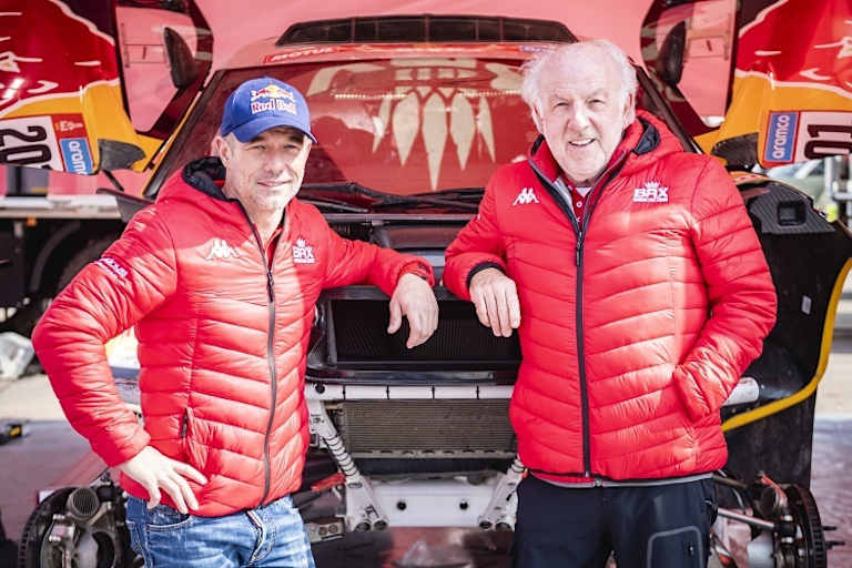 Sebastien Loeb und Davis Richards