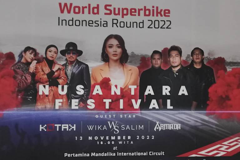 Beim Nusantara Festival auf dem Mandalika Circuit gibt es Kunst, Musik und gutes Essen