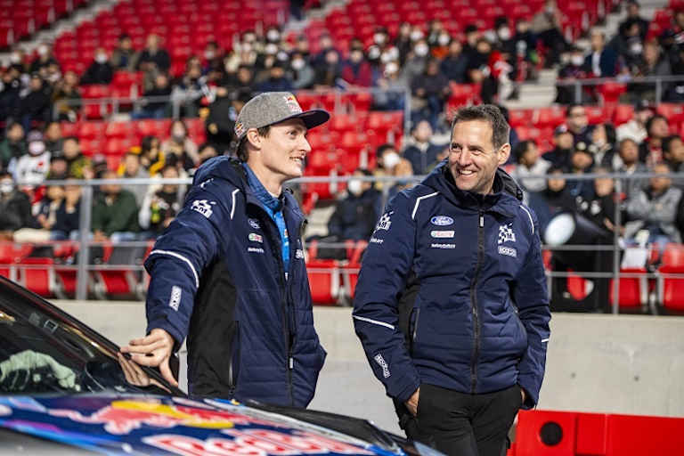 Pierre-Louis Loubet und Teamchef Richard Millener