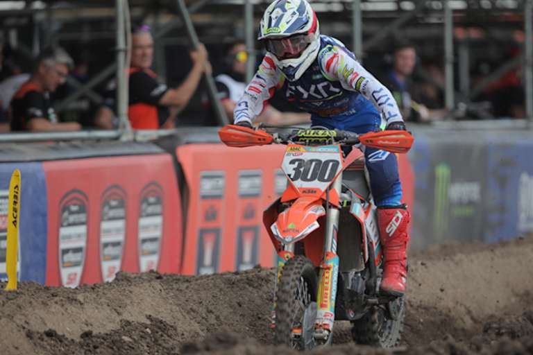 Noah Ludwig bei seinem MXGP-Debüt auf deutschem Boden