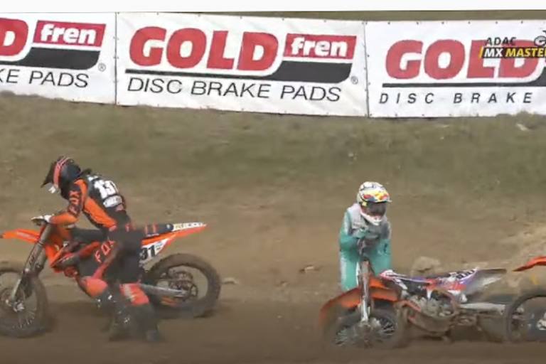 Noah Ludwig kollidierte im Youngster Cup mit Cato Nickel