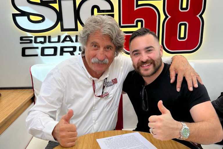 Paolo Simoncelli macht mit Kevin Manfredi weiter