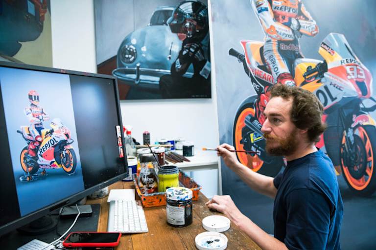 Manu Campa arbeitete drei Monate am Bild