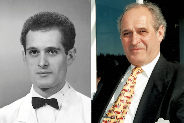 Jungkellner Mariosi 1961 mit 24 Jahren und als glücklicher und gesunder Rentner heute