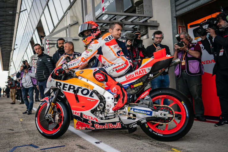 Marc Márquez erstmals mit Kalex-Chassis in Le Mans