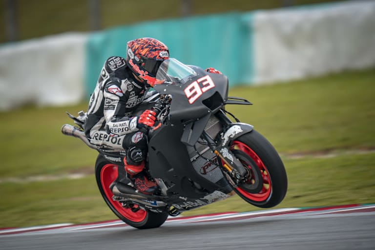 Marc Márquez beim Sepang-Test