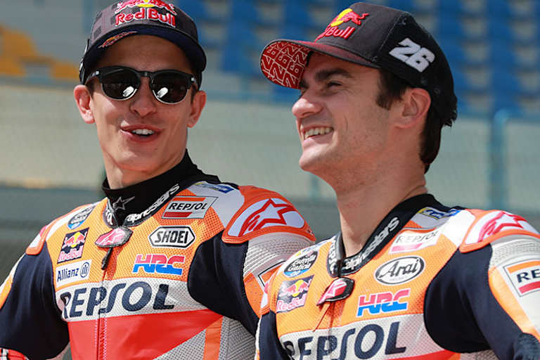 In der Saison 2018: Márquez und Pedrosa als Teamkollegen bei Repsol-Honda