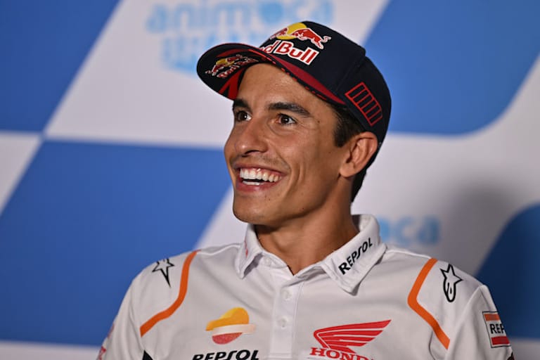 Marc Márquez in der Pressekonferenz von Aragón