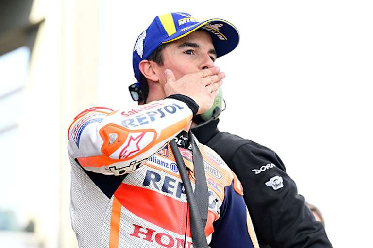 Platz 3 am Samstag für Marc Márquez