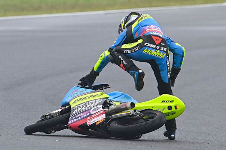 David Muñoz beim Rennsturz in Argentinien 2023