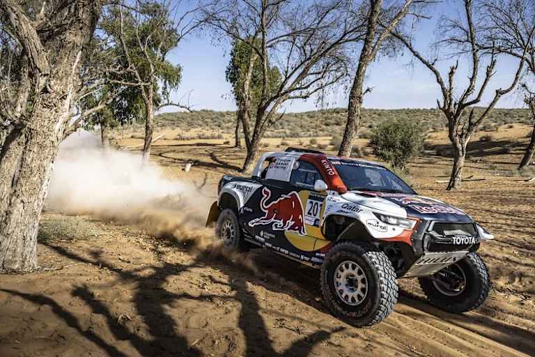 Nasser Al-Attiyah und Matthieu Baumel