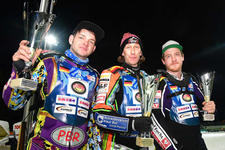 Deutschlands Top-3: Max Niedermaier, Markus Jell und Benedikt Monn (v.l.)