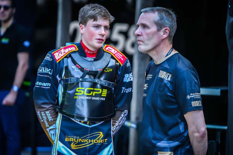 Norick Blödorn (li.) mit Vater Guido