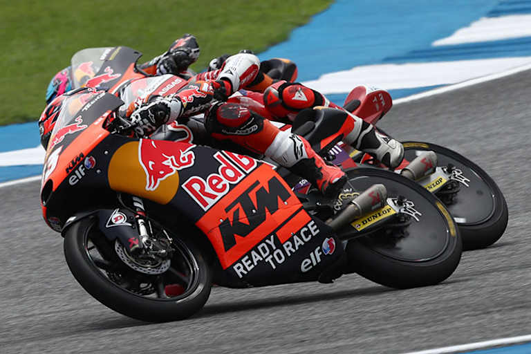 Wie viele Fahrer erkennen Sie? Deniz Öncü neben Guevara und Holgado (innen)