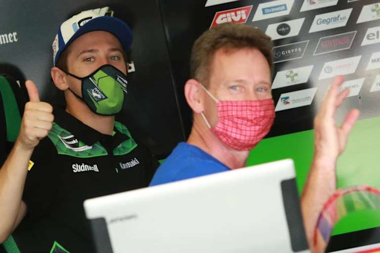 Philipp und Peter Öttl, noch in der Pucetti-Box