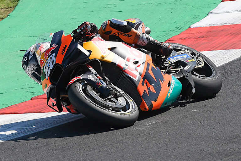 Miguel Oliveira auf der Red Bull-KTM beim Misano-Test