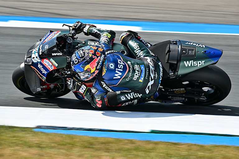 Miguel Oliveira auf der CryptoDATA-RNF-Aprilia