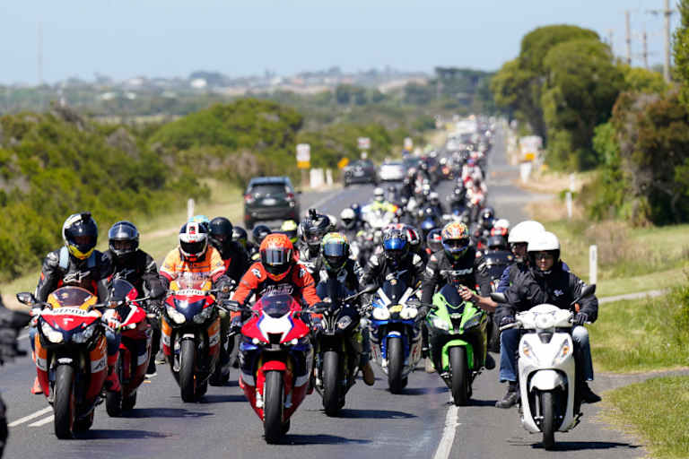Von Sam Remo ging es im Konvoi Richtung Phillip Island