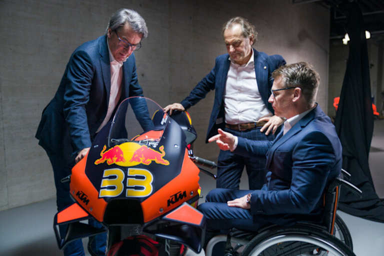 Die KTM-Spitze: Stefan Pierer, Hubert Trunkenpolz und Pit Beirer