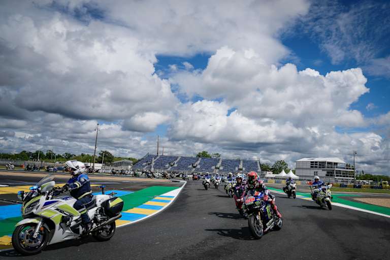 Fabio Quartararo führte zum Start in den Frankreich-GP eine Parade an