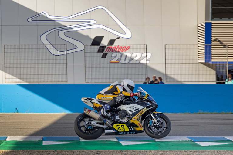 Unterwegs beim Dunlop Test in Jerez