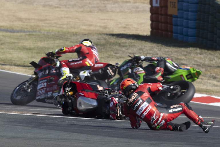 Rinaldi kam mit Prellungen davon