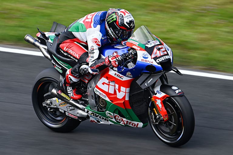 Alex Rins in Le Mans auf dem bisherigen Honda-Chassis, das in Japan bei TSR hergestellt wird