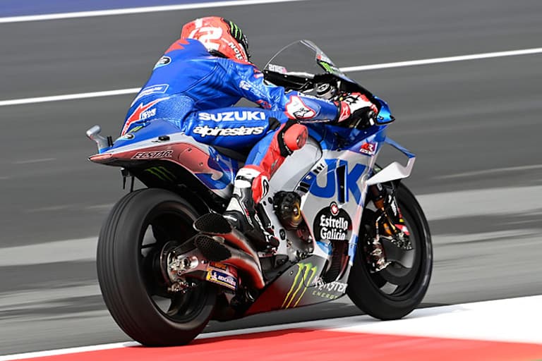 Alex Rins: Seit zwei Jahren wirbt Monster auf den Werks-Suzuki