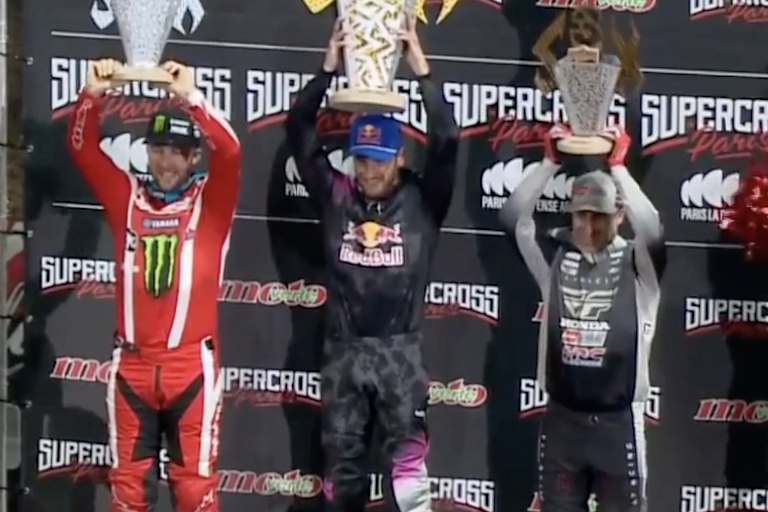 Roczen gewann das Supercross Paris 2022 vor Tomac und Brayton