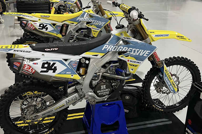 Ken Roczen testet die Suzuki