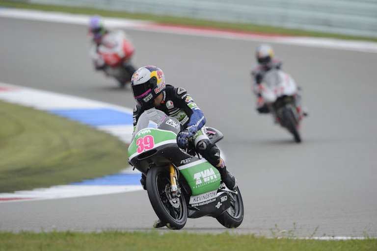 Luis Salom 2011 bei der Dutch TT in Assen auf seiner Aprilia RSA 125 des RW Racing GP Teams