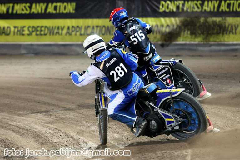 Der Finne Timi Salonen fuhr stark