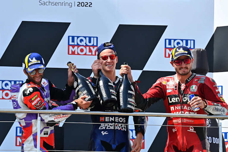 SaRi-Podium: Zarco, Quartararo und Jack Miller
