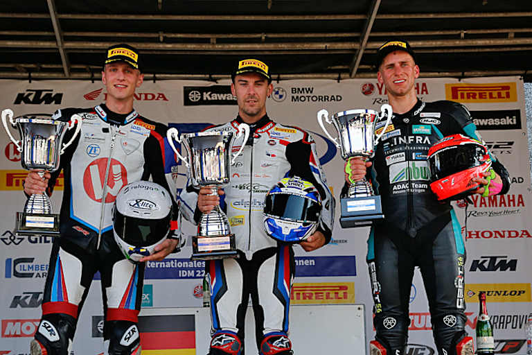 Podest bei der IDM Superbike Schleiz 2022