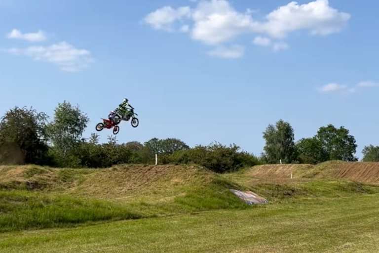 Show-Einlage am Pfingstsonntag