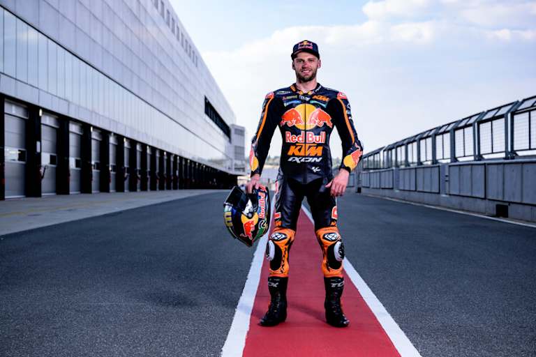 Brad Binder in der modernisierten Boxengasse