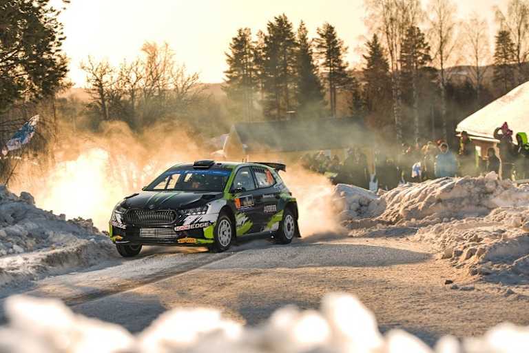 Oliver Solberg bei seinem Heimsieg