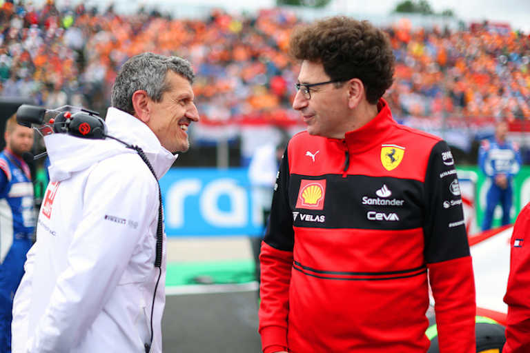 Günther Steiner und Mattia Binotto