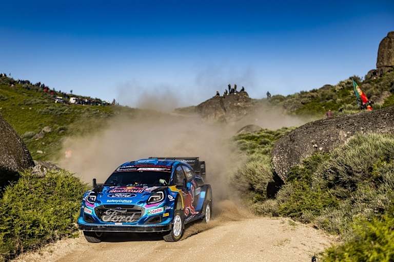 Ott Tänak in Portugal