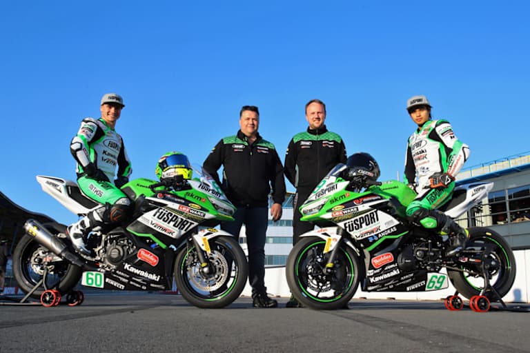 WM-Abteilung mit Dirk Geiger (li.)